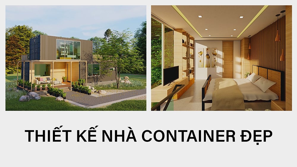 Thiết kế nhà container đẹp