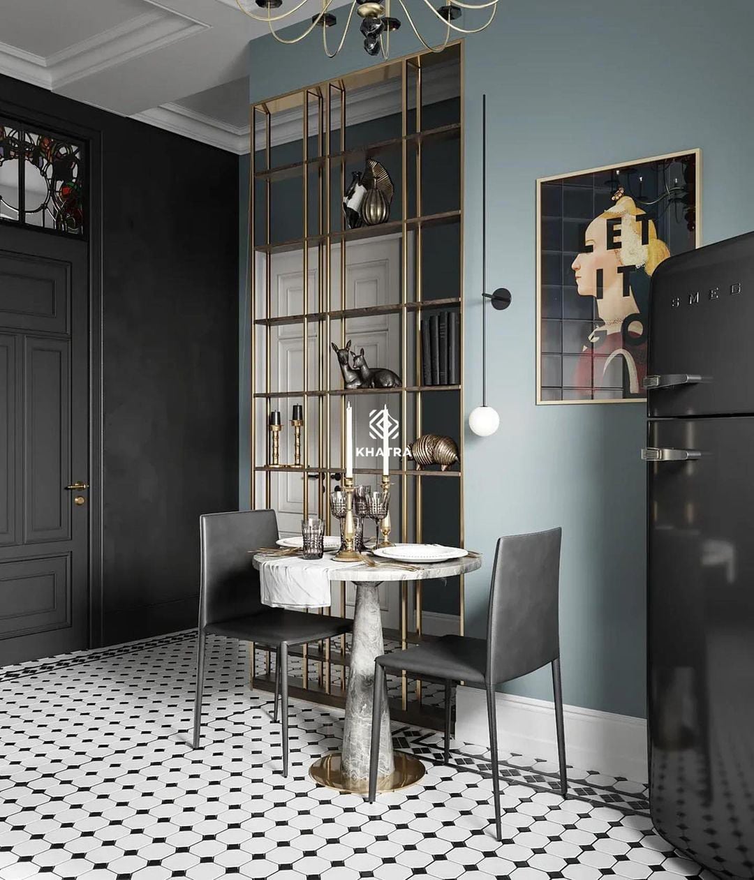Gạch mosaic NXWN82142 lát nền bếp