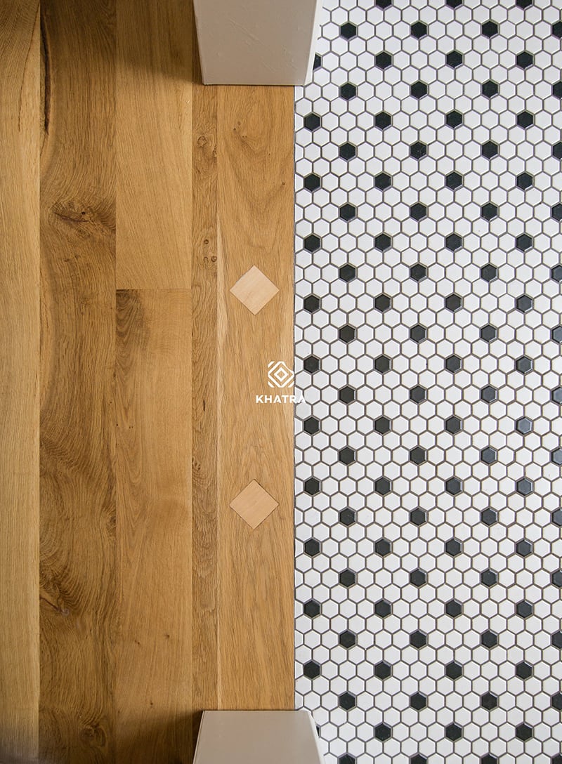 Gạch Mosaic lục giác nhỏ