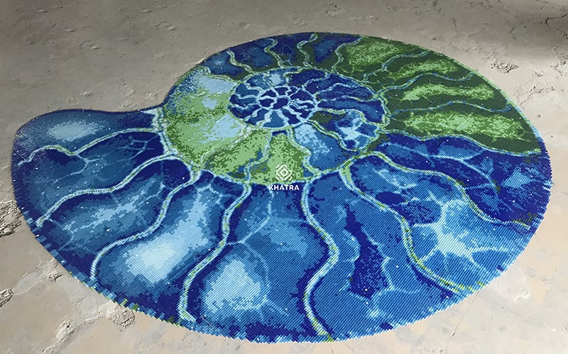 Mosaic dạng vỏ sò