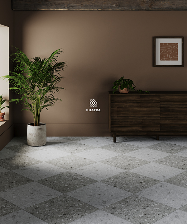 Gạch Terrazzo D6621 phối D6622 lát nền
