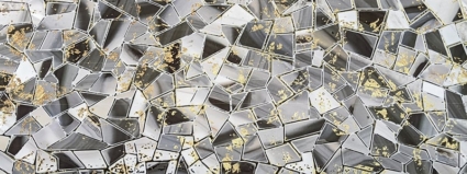 Map gạch terrazzo nhũ vàng K382