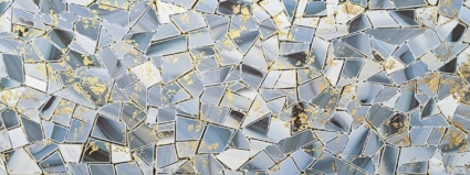Map gạch terrazzo nhũ vàng K383