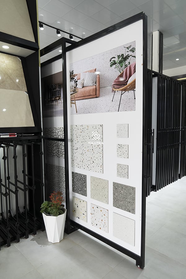 Phối các mẫu gạch Terrazzo ốp lát