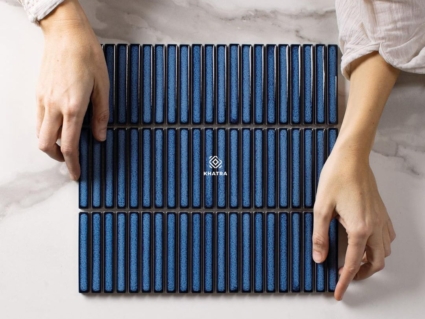 Gạch thẻ Stripe Blue