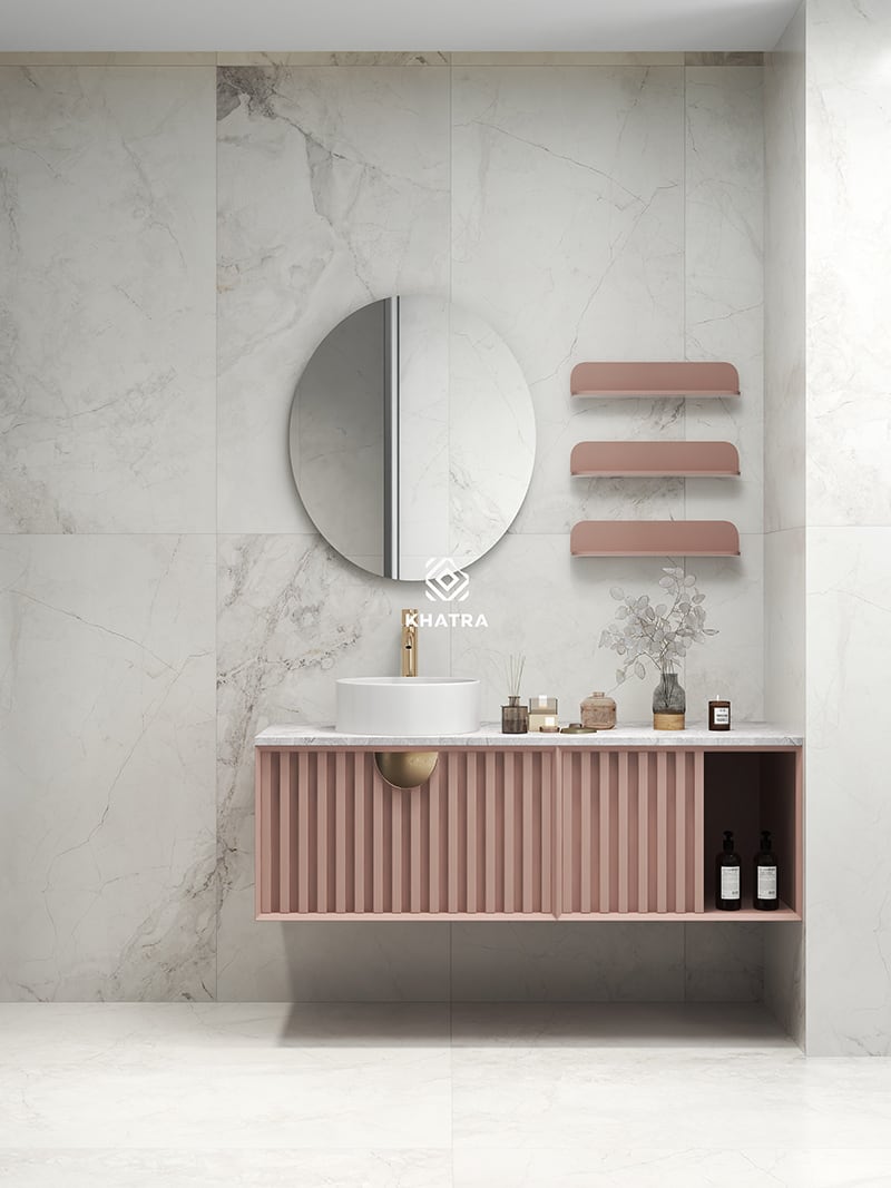 Kamen tile for bathroom tiling