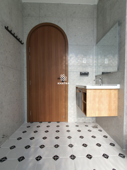 Gạch bông F2118 phối Terrazzo D6621 ốp lát nhà tắm