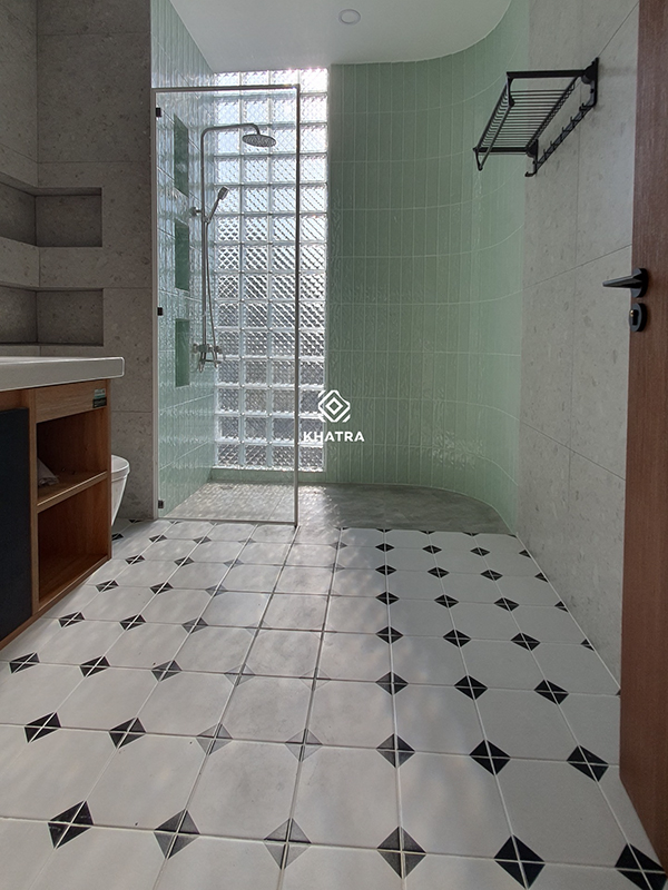Gạch bông F2118 phối Terrazzo D6621