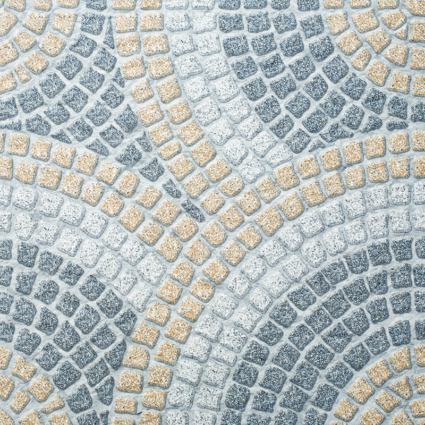 Map gạch Terrazzo lát sân 18606