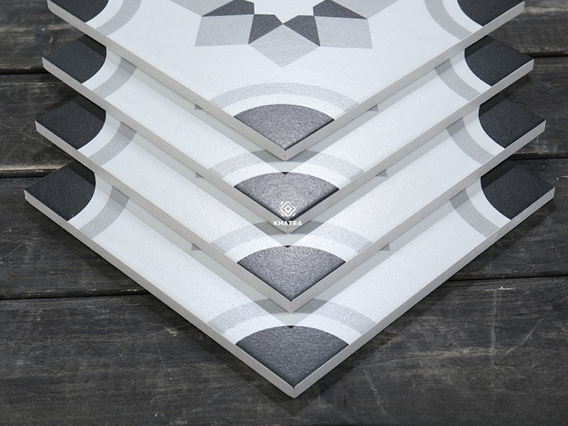 Hình chụp gạch bông Porcelain DC202