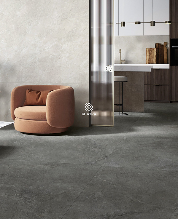 Gạch khổ lớn MIX STONE UMBER lát nền