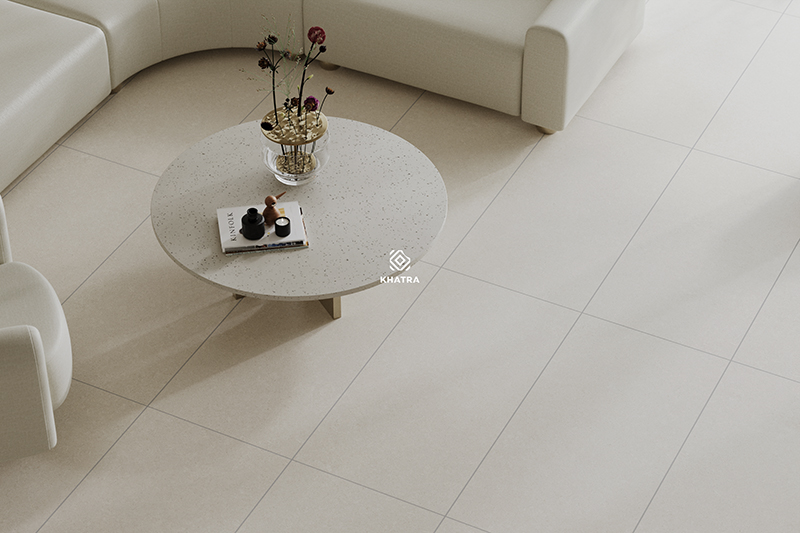 Gạch màu beige 12M lát nền