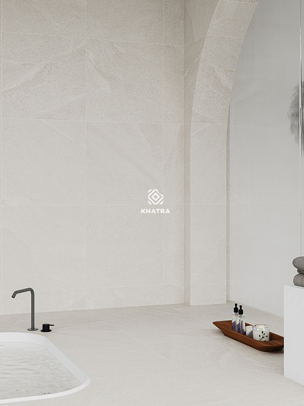 Ardex Bianco wall and floor tiles