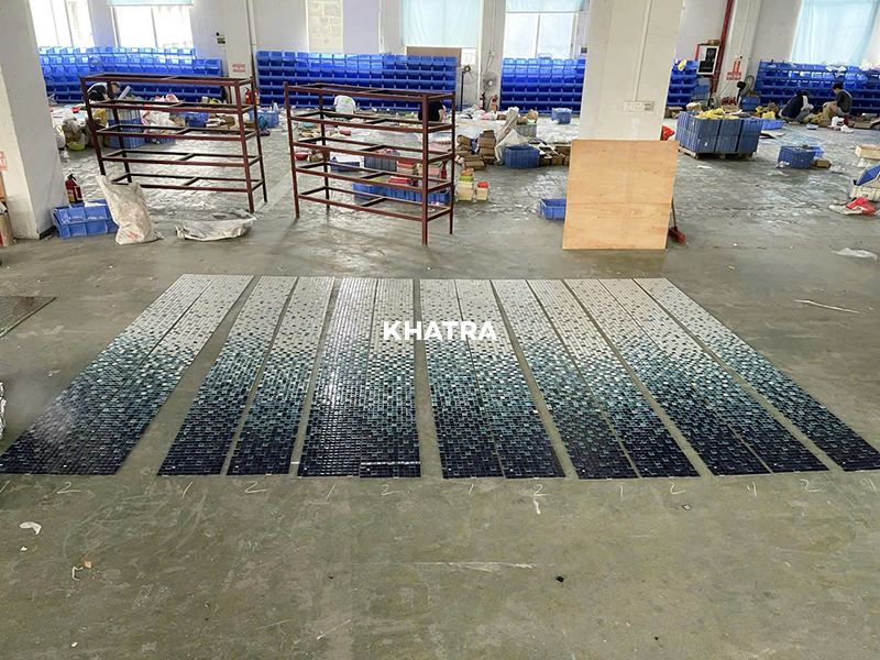 Gạch Mosaic sóng biển Hyatt Hạ Long