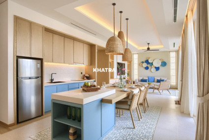 Gạch Terrazzo ET612-01 phối gạch bông Prj-D036 lát nền