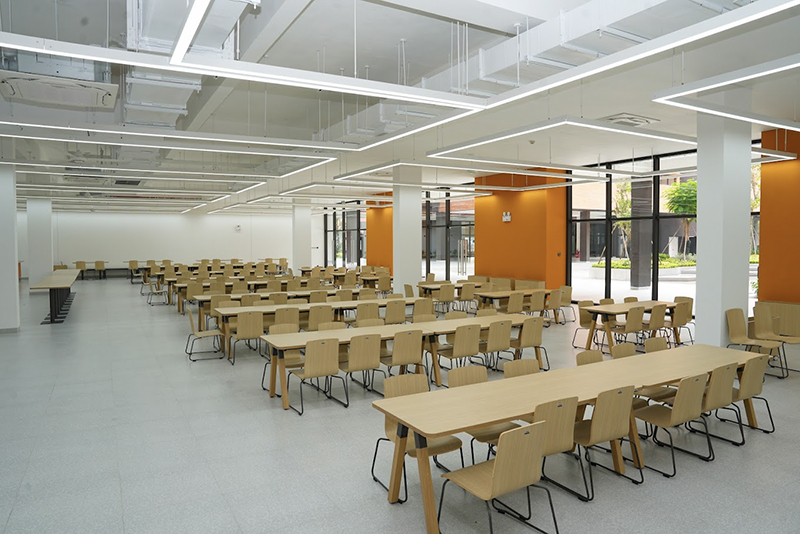 Gạch Terrazzo KR-W88236 lát nền Canteen
