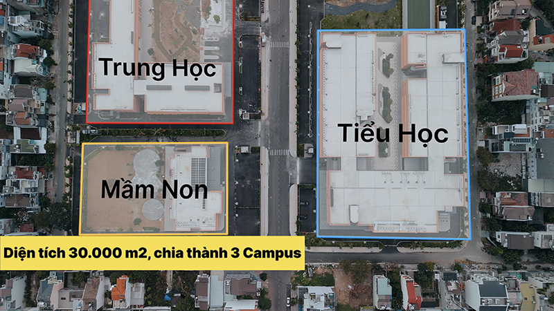 Trường UTS được chia thành 3 Campus