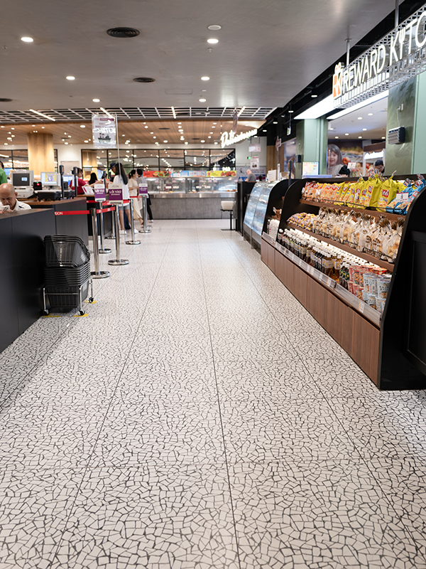 Gạch Terrazzo D6736 lát nền Aeon Mall
