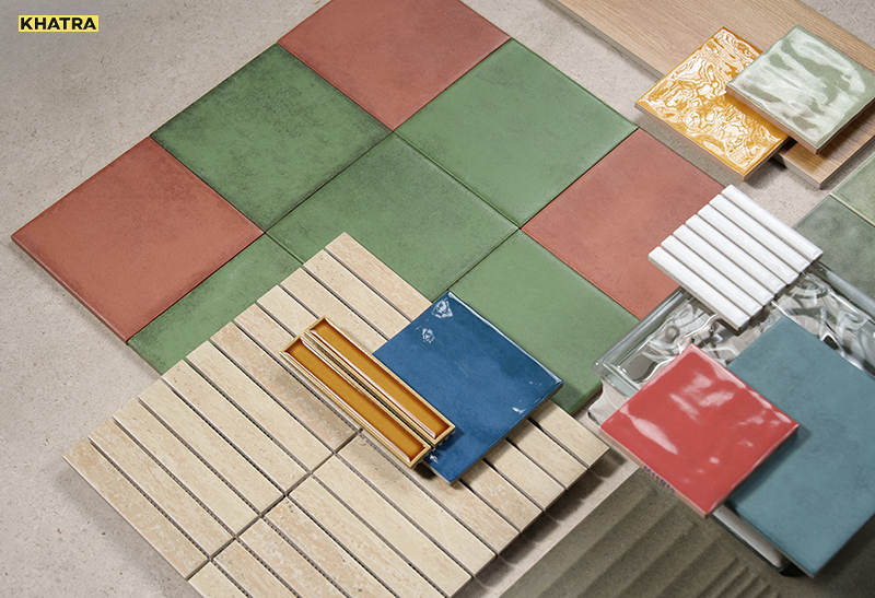 Bauhaus mix Pop Art tile collection
