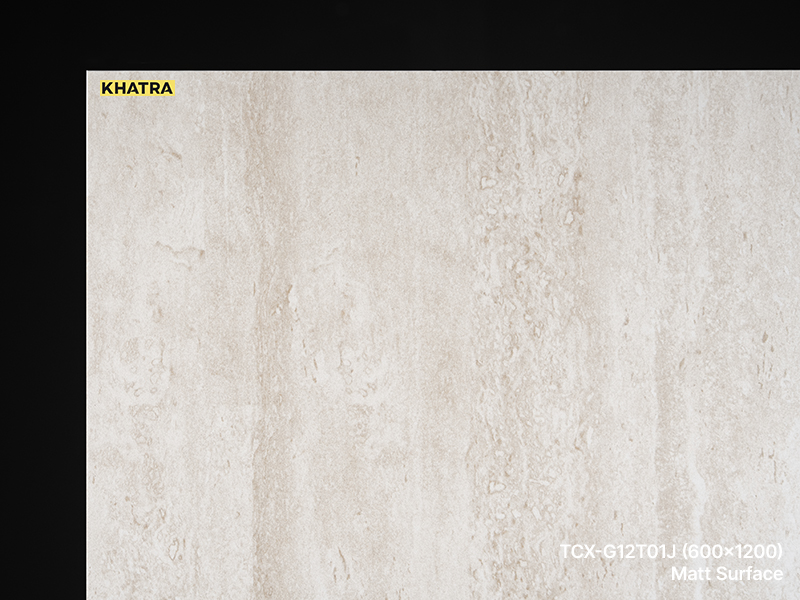 Chi tiết vân gạch Travertine TCX-G12T01J
