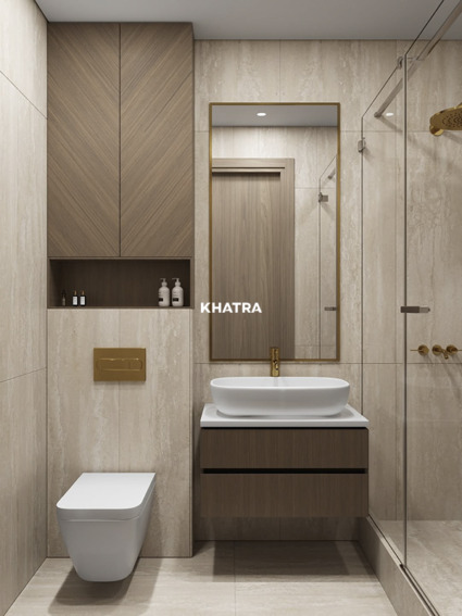 Gạch Travertine TCX-G12T06J ốp lát toilet