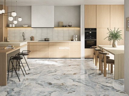 Gạch Marble KGH-801617 lát nền bếp