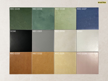 Bộ màu gạch bông đơn sắc 200x200
