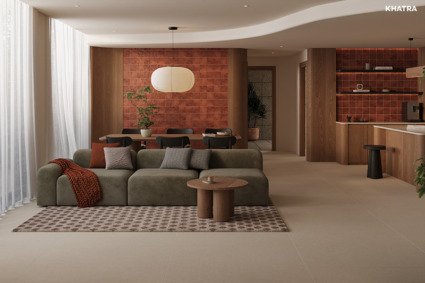 Gạch Pietra 12M lát nền phối thẻ Terracotta ốp tường