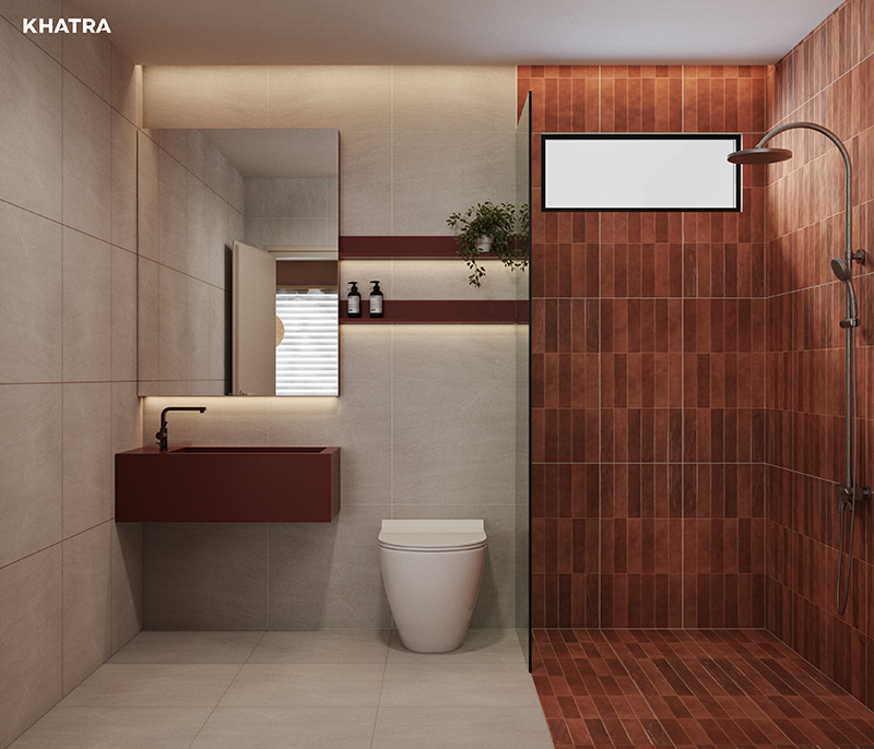 Thiết kế WC căn hộ The Art Of Staycation