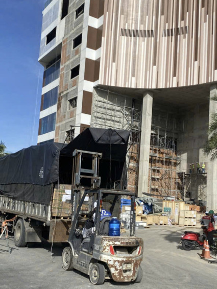 Giao gạch tại dự án Vega City Giao gạch tại dự án Vega City