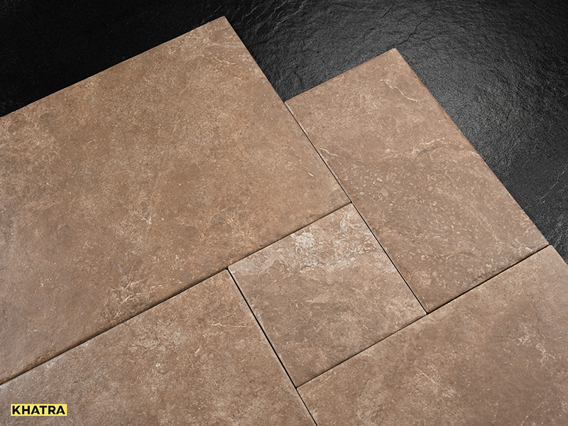 Surface of KEC-52M antique tile