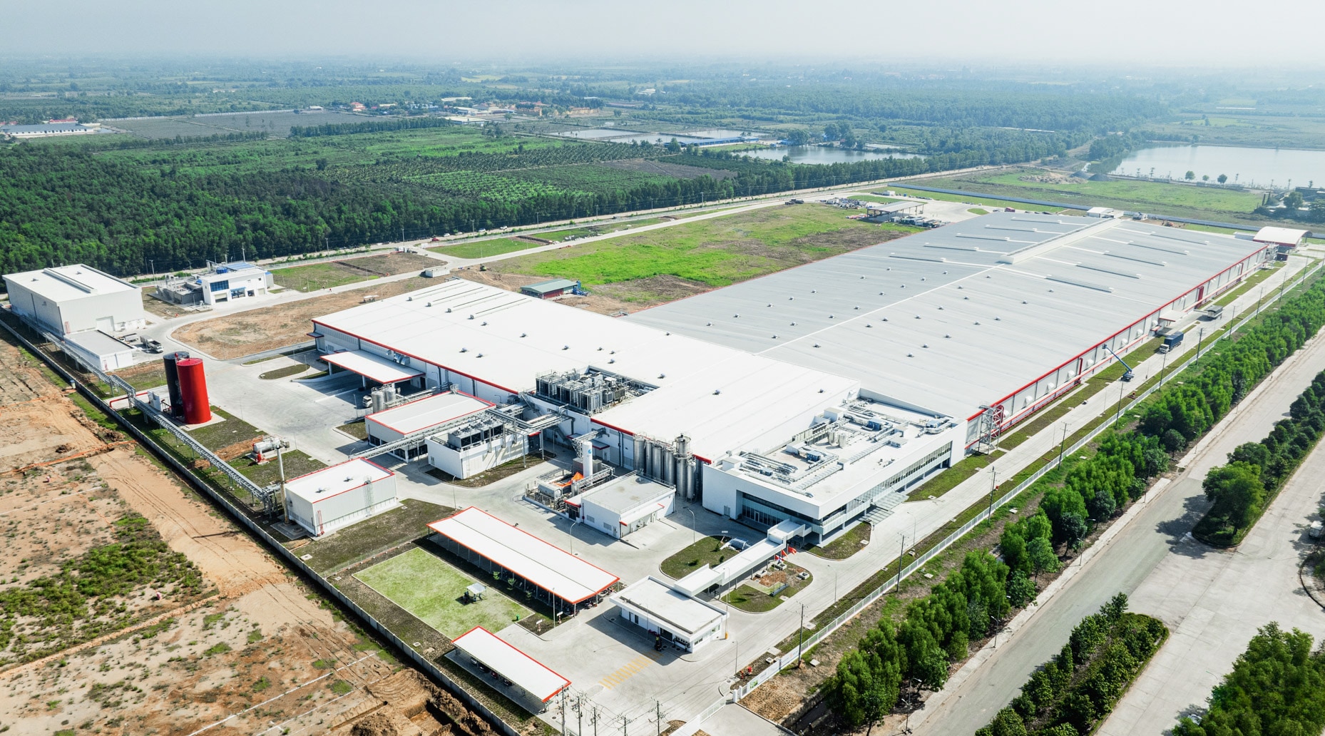 Dự án nhà máy Coca-cola Long An sử dụng gạch KHATRA