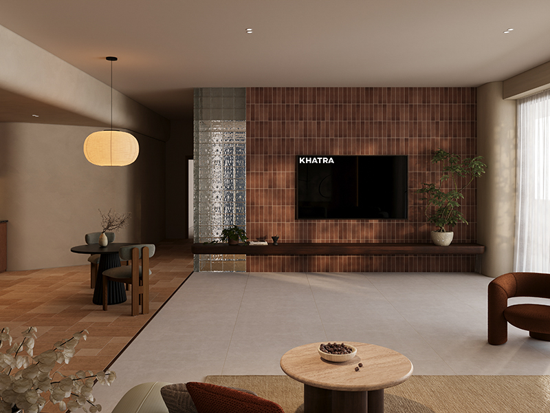 Living room design of Terra Retreat apartment