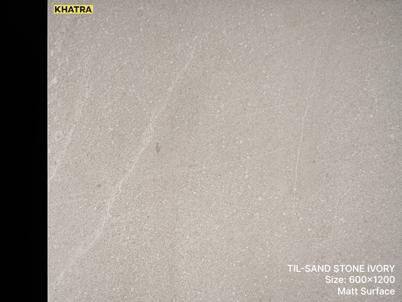 Chi tiết bề mặt gạch TIL-Sand Stone Ivory