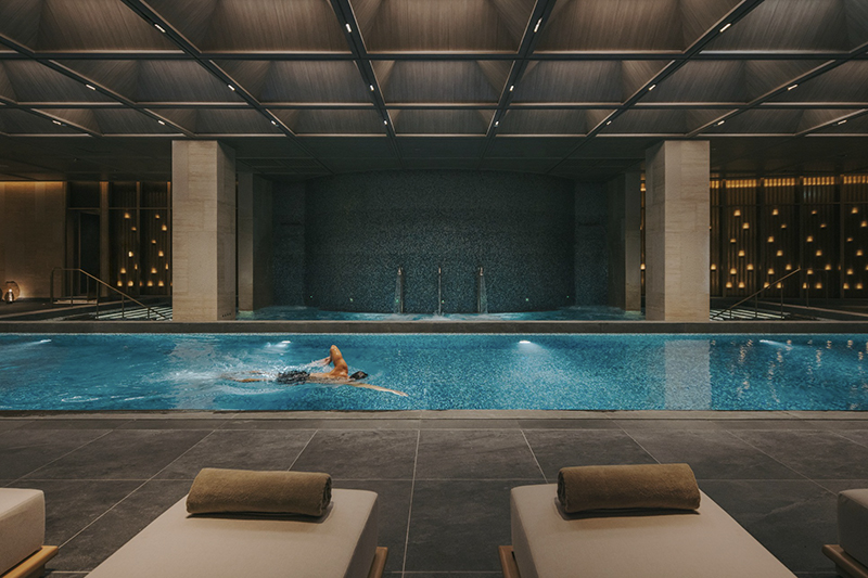 Swimming pool design at Fairmont Hanoi project